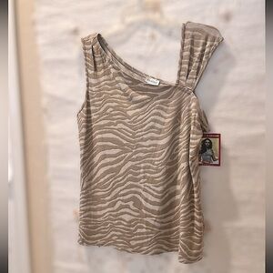 🟣 Arianne animal print top